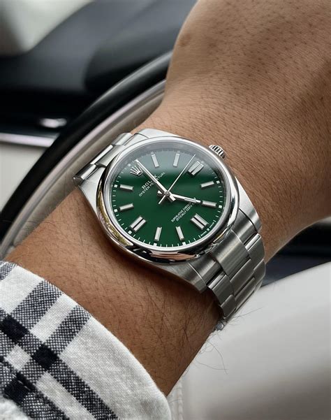 rolex stella green|oyster steel rolex 41.